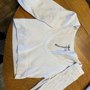 Garage pastel purple V-Neck Sweater